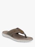 Josef Seibel Vincent Kombi Leather Sandals, Brown