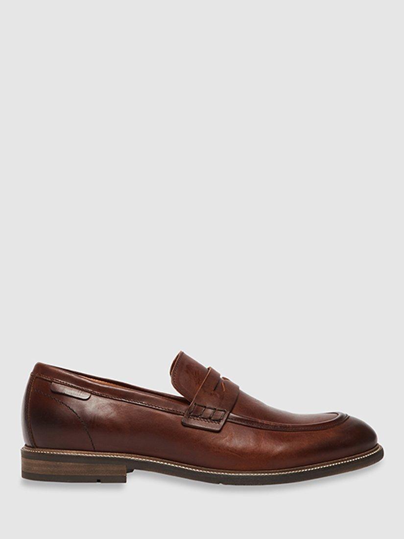 Rodd & Gunn Portobello Slip On Leather Moccasins, Cognac