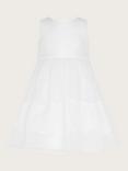 Monsoon Baby Alovette Hope Lace Christening Dress, White