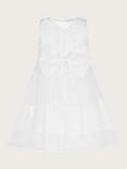 Monsoon Baby Alovette Hope Lace Christening Dress, White