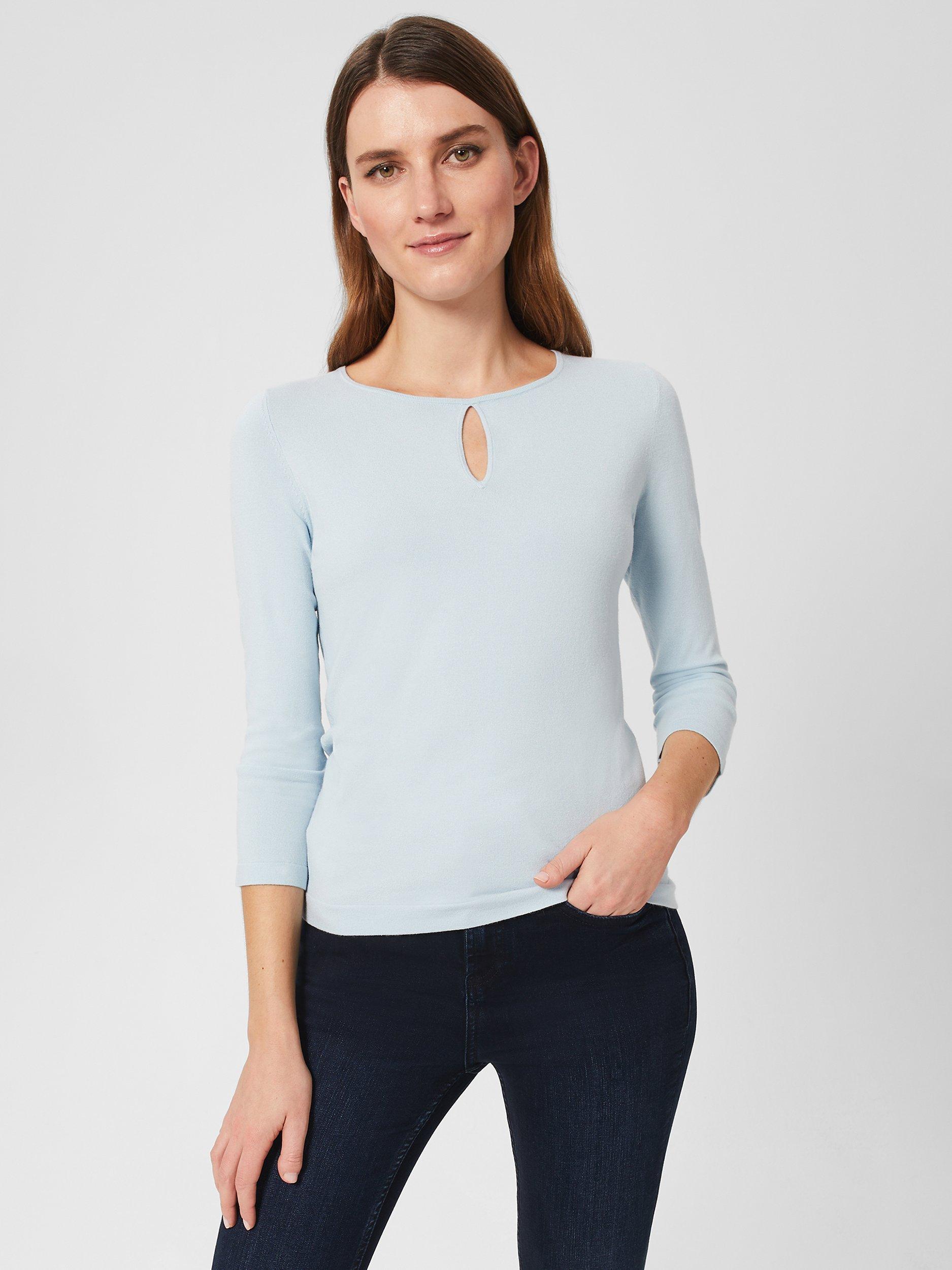 Hobbs Rosabel Keyhole Top, Stone Blue