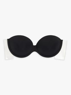 John Lewis Winged Boost Strapless Backless Bra - view 2, Black