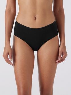 John Lewis Cotton Blend Short Knickers, Pack of 5, White/Almond/Black - view 2, White/Almond/Black