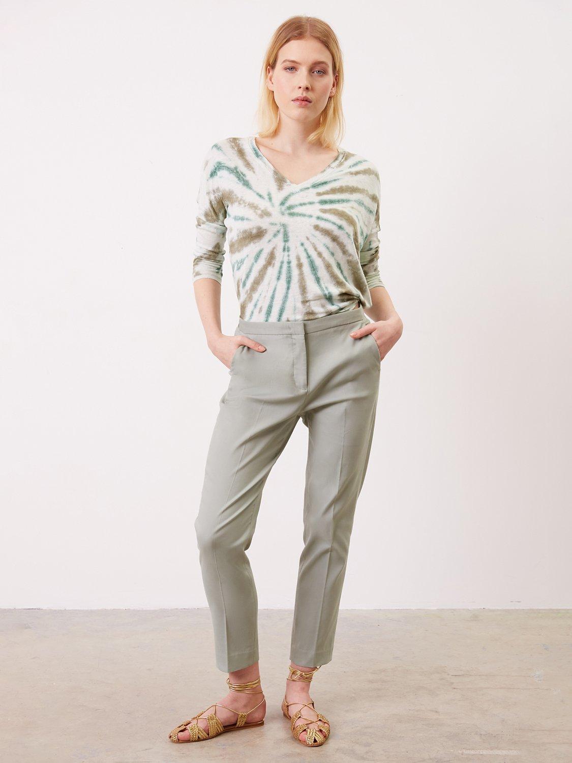 Gerard Darel Elga Tapered Trousers, Green