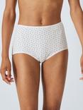John Lewis Plain and Printed Full Briefs, Pack of 5, Mono Spot/Animal