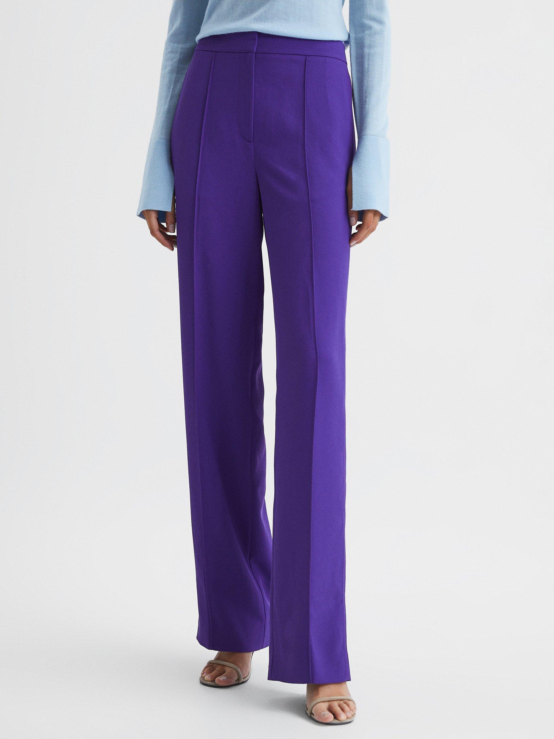 Reiss Petite Aleah Front Pleat Trousers