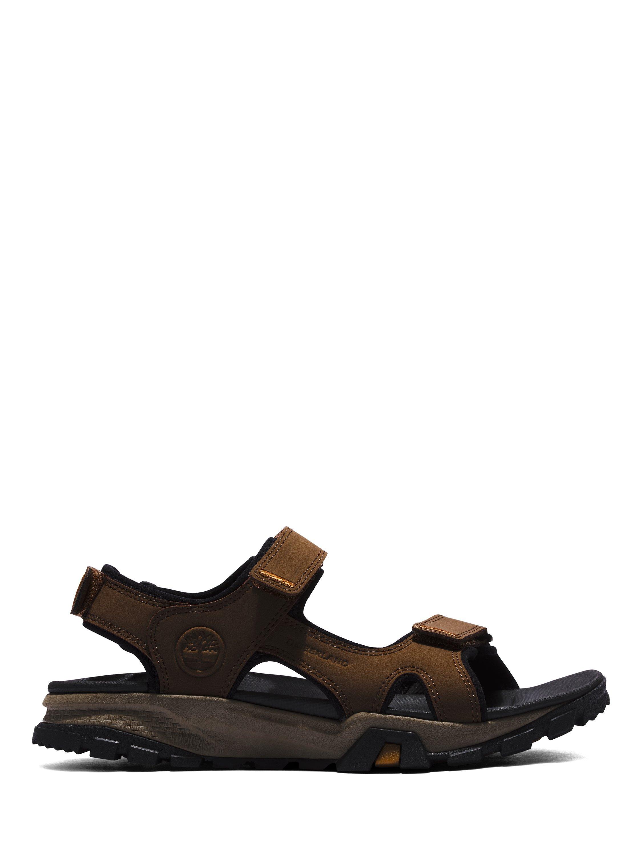 Timberland Lincoln Peak Leather Sandals, Brown, 9.5