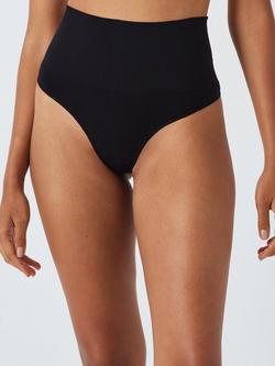John Lewis Power Seam Free Firm Control High Waist Thong, Black