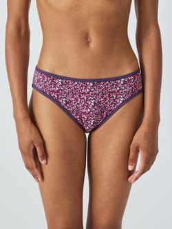 John Lewis Cotton Bikini Briefs, Pack of 5 - view 2, Pink/Multi