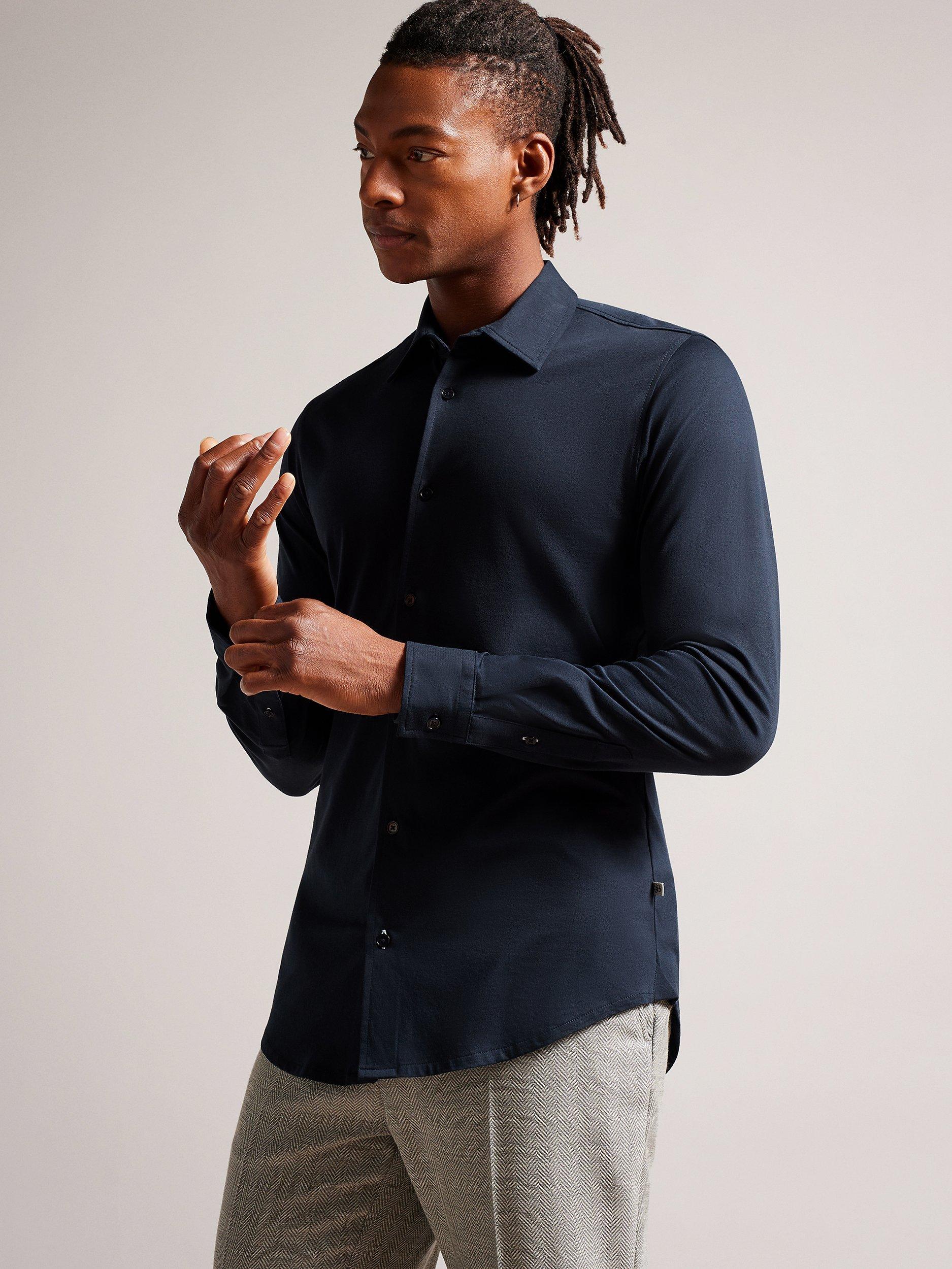 Ted Baker Marros Regular Fit Shirt, Navy