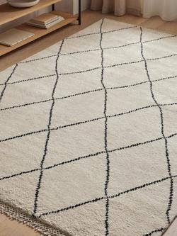 John Lewis Classic Hand Knotted Berber Rug - view 2, Natural