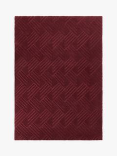 John Lewis Klo Rug, L240 x W170 cm, Damson