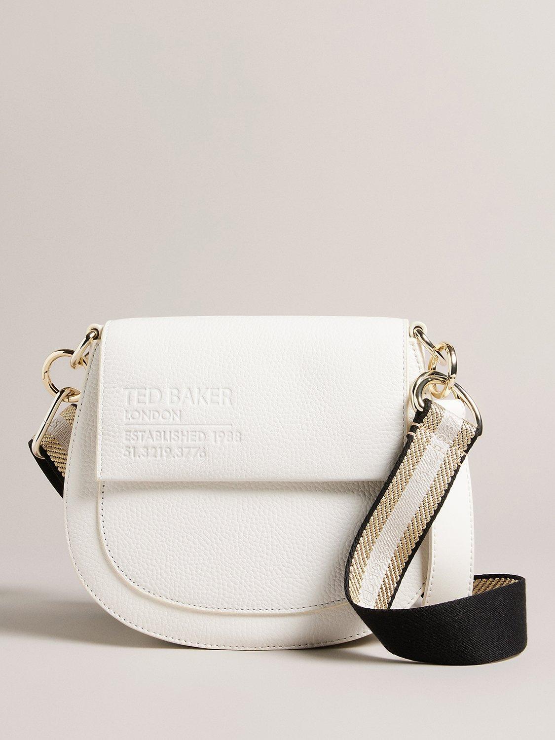 Ted Baker Daliai Leather Cross Body Bag, Ecru, One Size