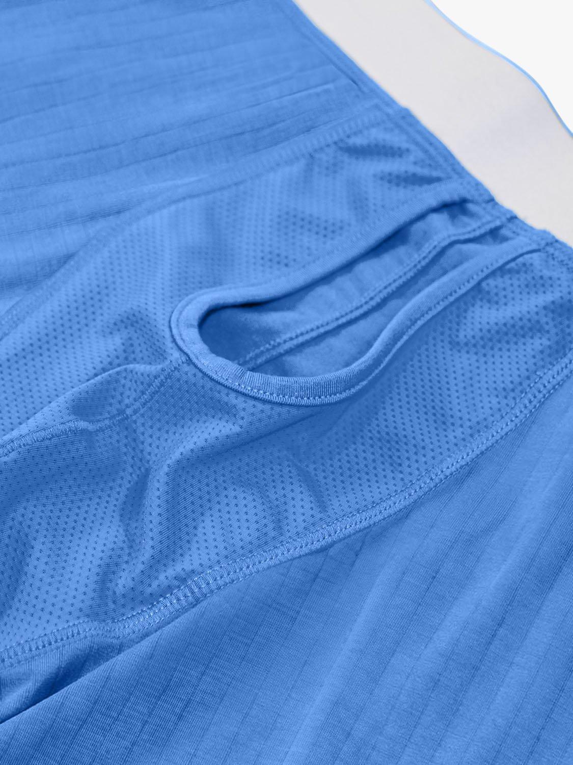 Product image 5 of 5, which shows JustWears Active Boxers, Pack of 9, Blue/Grey/Black, S