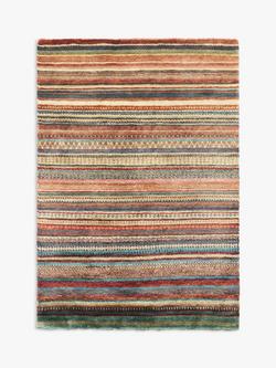 John Lewis Khurjeen Stripe Rug, Multi, Multi