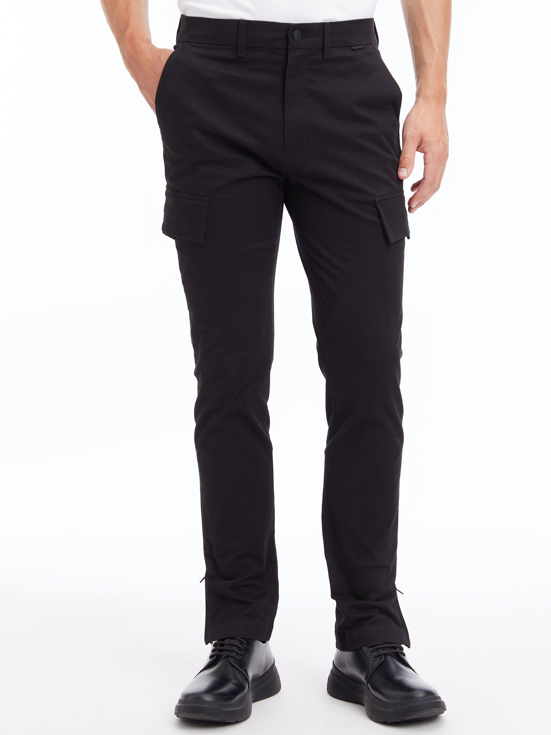 Calvin Klein Slim Fit Cargo Trousers, Ck Black