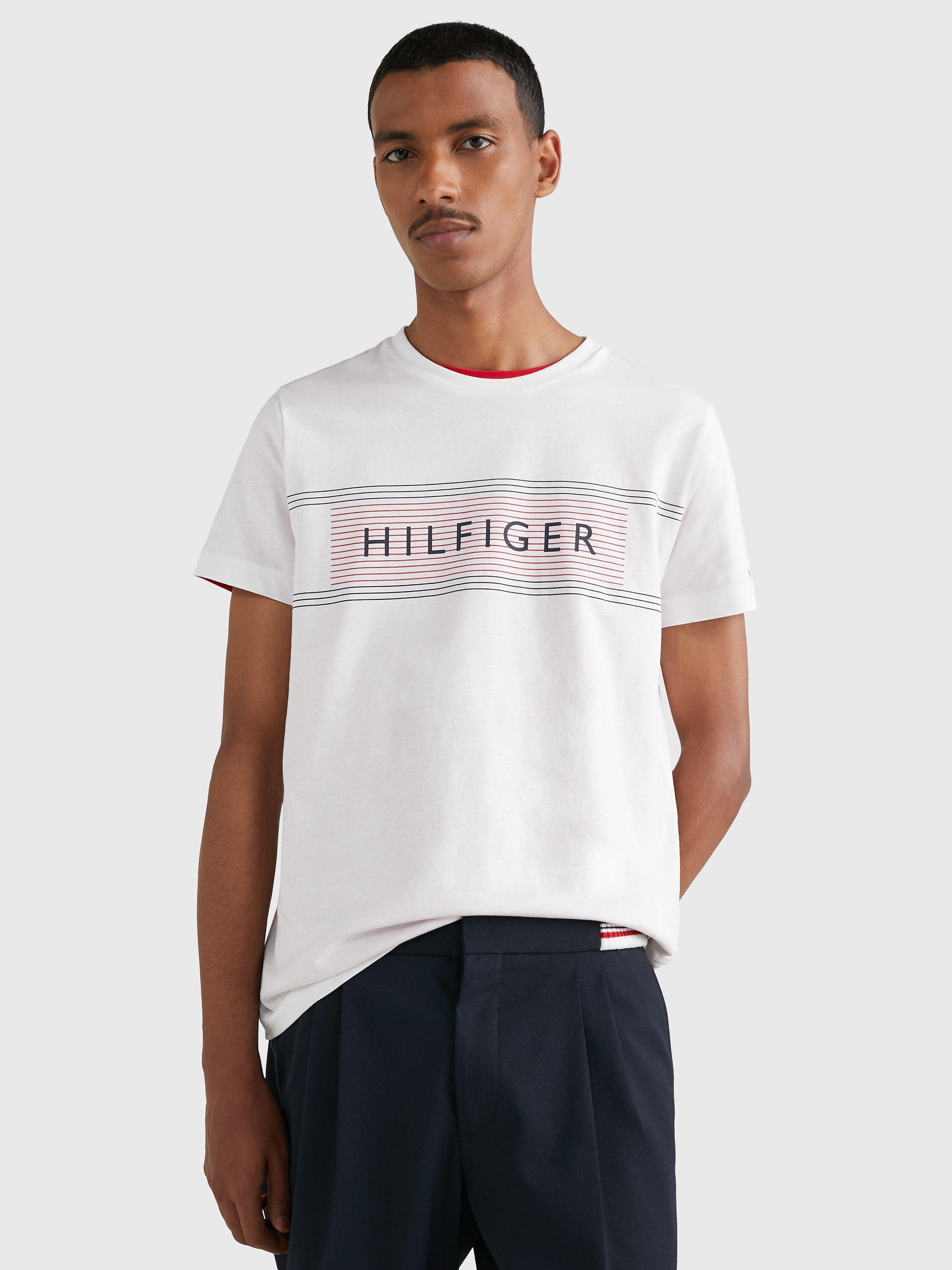 Tommy Hilfiger Love Stripe Logo T-Shirt