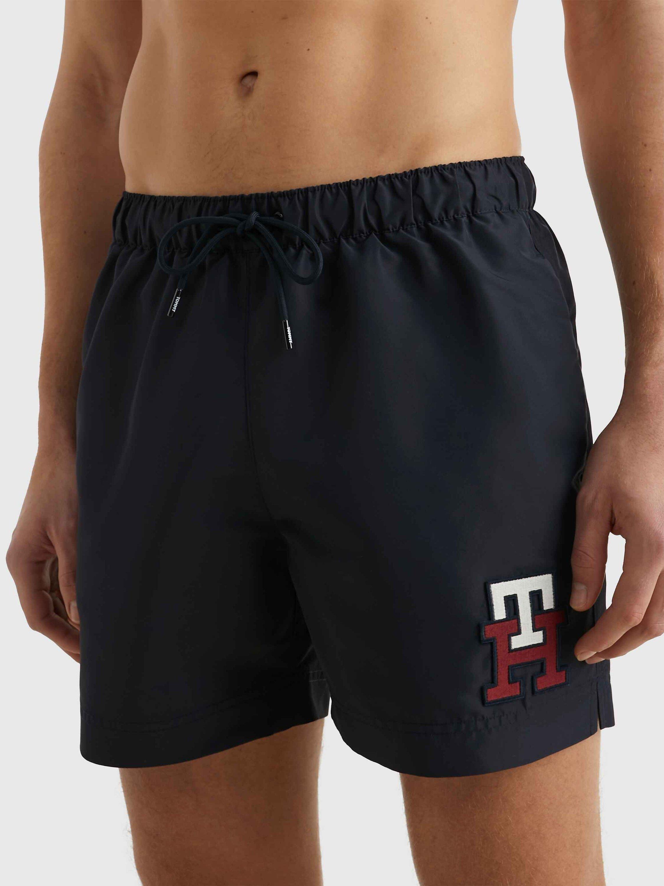 Tommy Hilfiger Recycled Poly Monogram Swim Shorts, Desert Sky