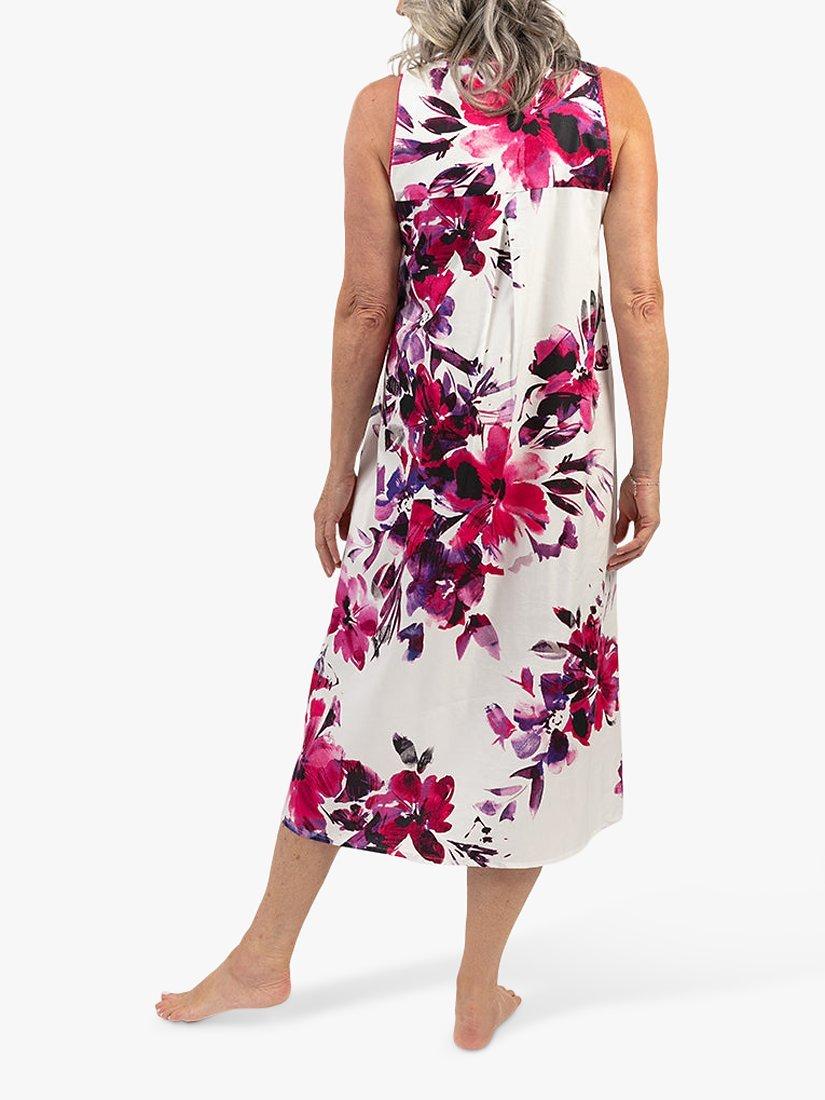 Product image 3 of 4, which shows Nora Rose by Cyberjammies Delilah Floral Print Nightdress, Multi, 8