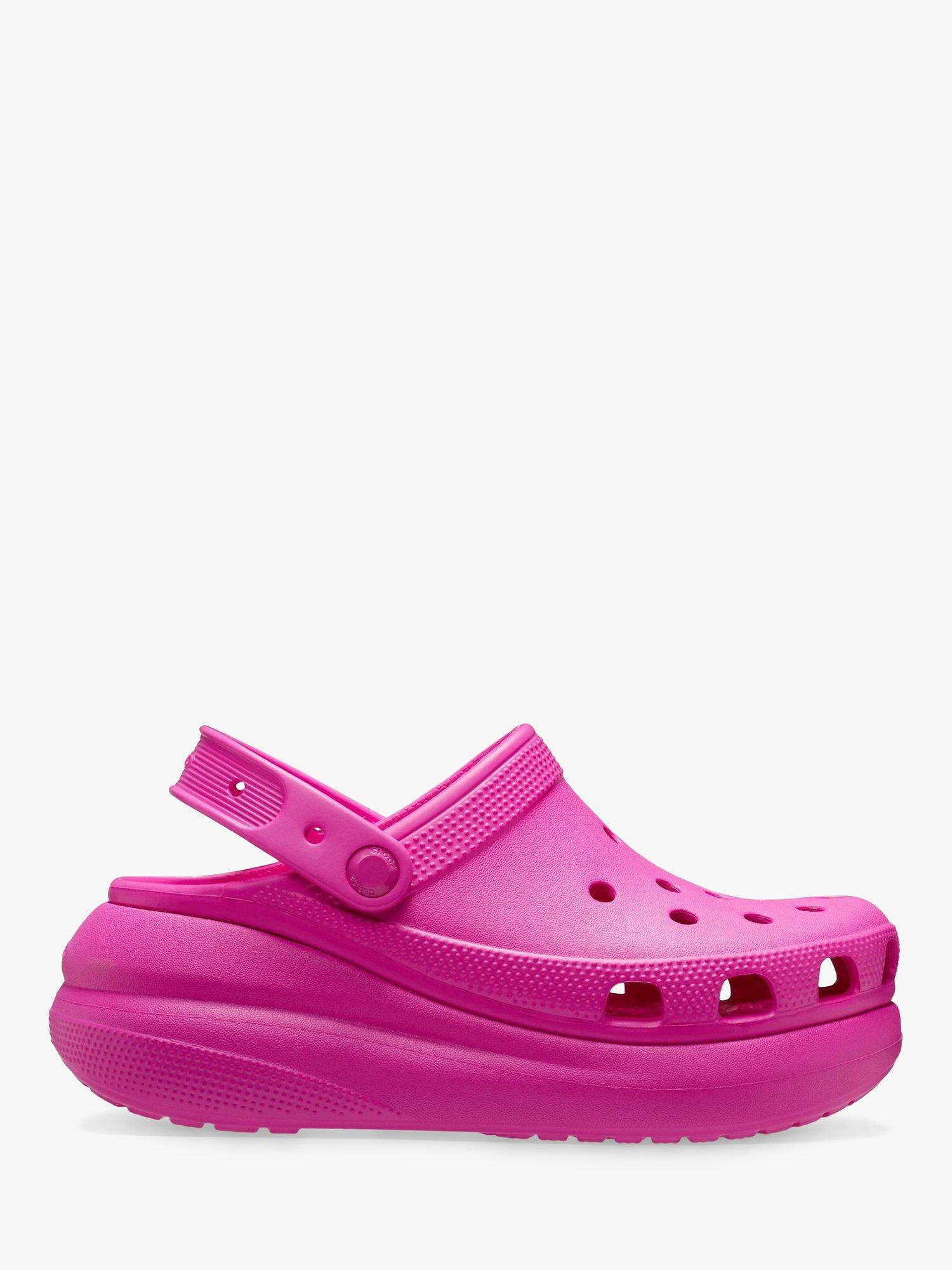 Crocs Classic Crush Clogs, Pink