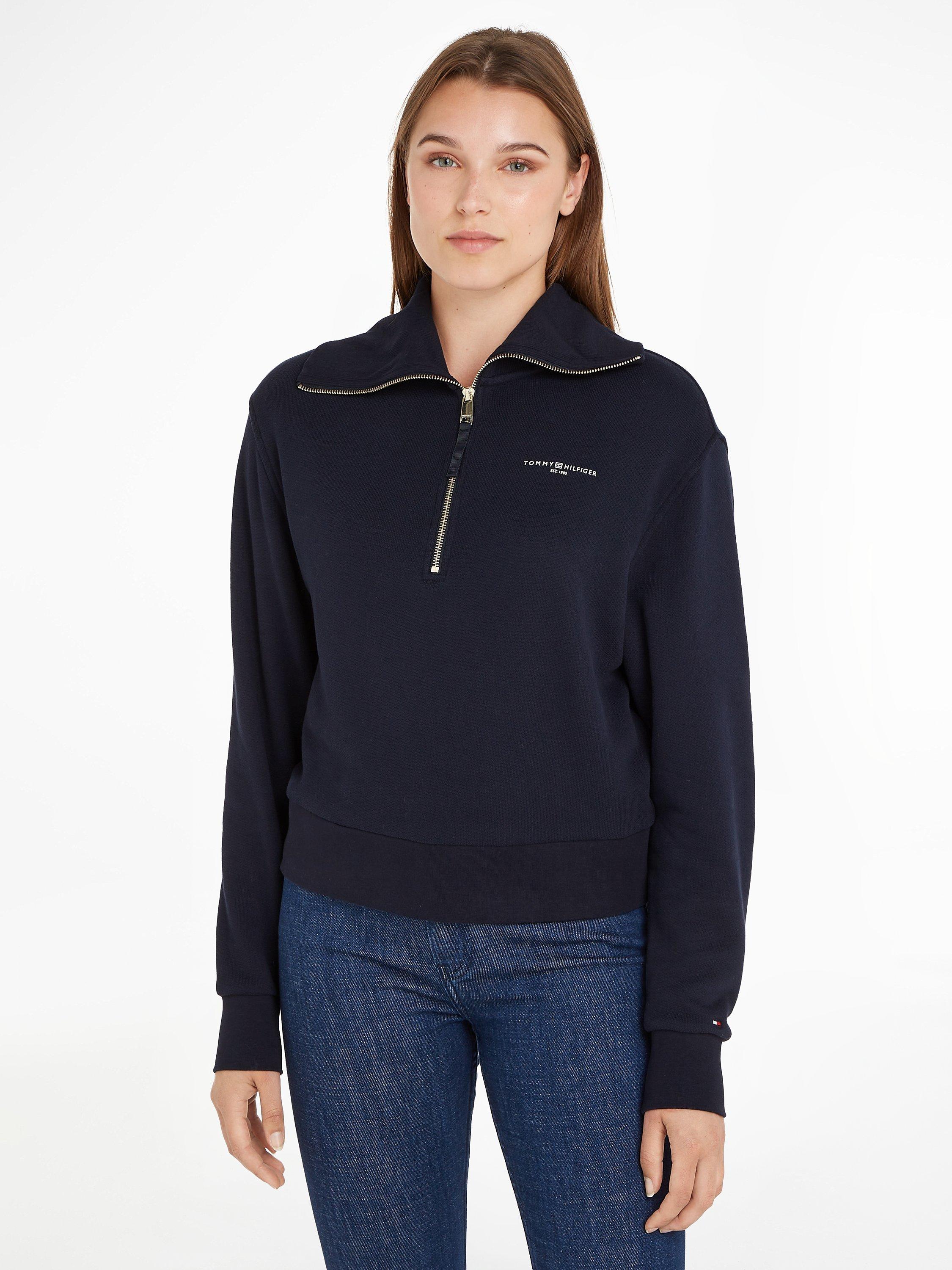 Tommy Hilfiger Half-Zip Jumper, Desert Sky