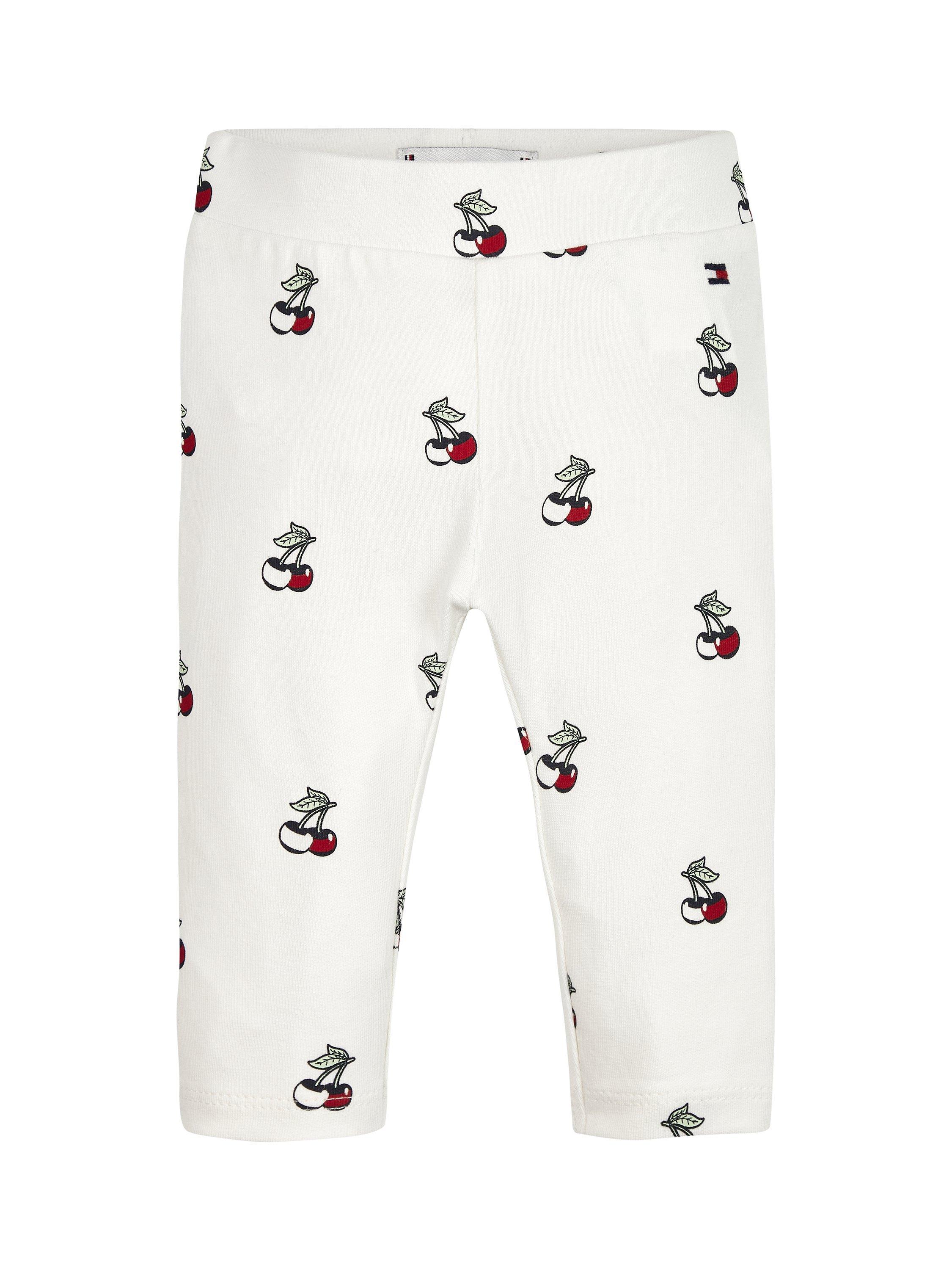 Tommy Hilfiger Baby Cherry Leggings, White