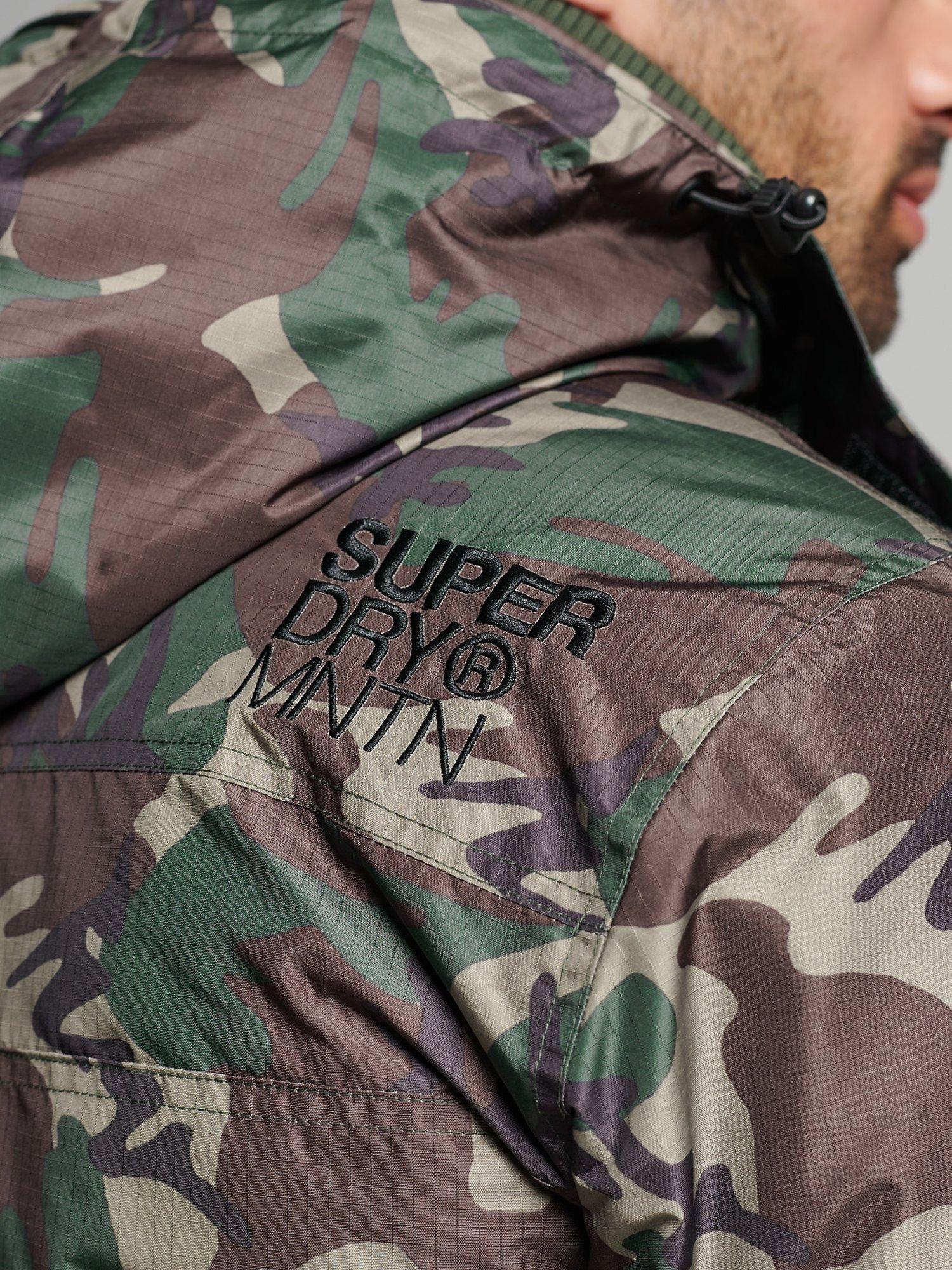 Superdry Mountain SD Windcheater Jacket, Alpine Camo, S