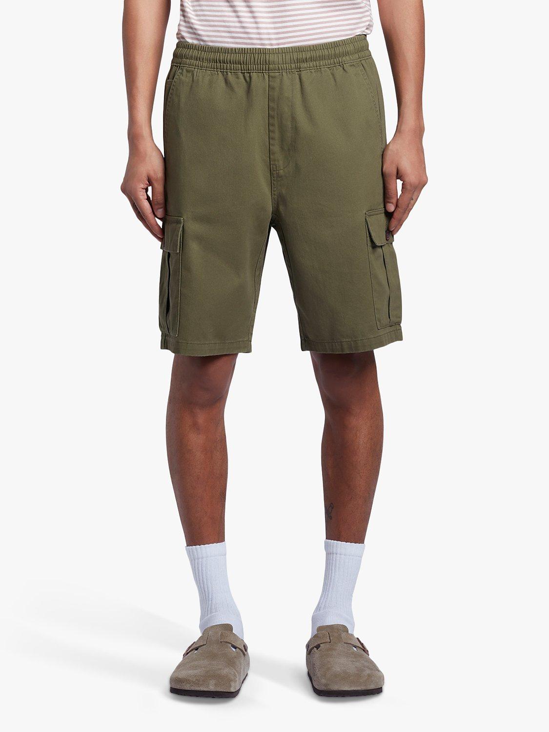 Farah Mayhew Twill Cargo Shorts, 310 Vintage Green
