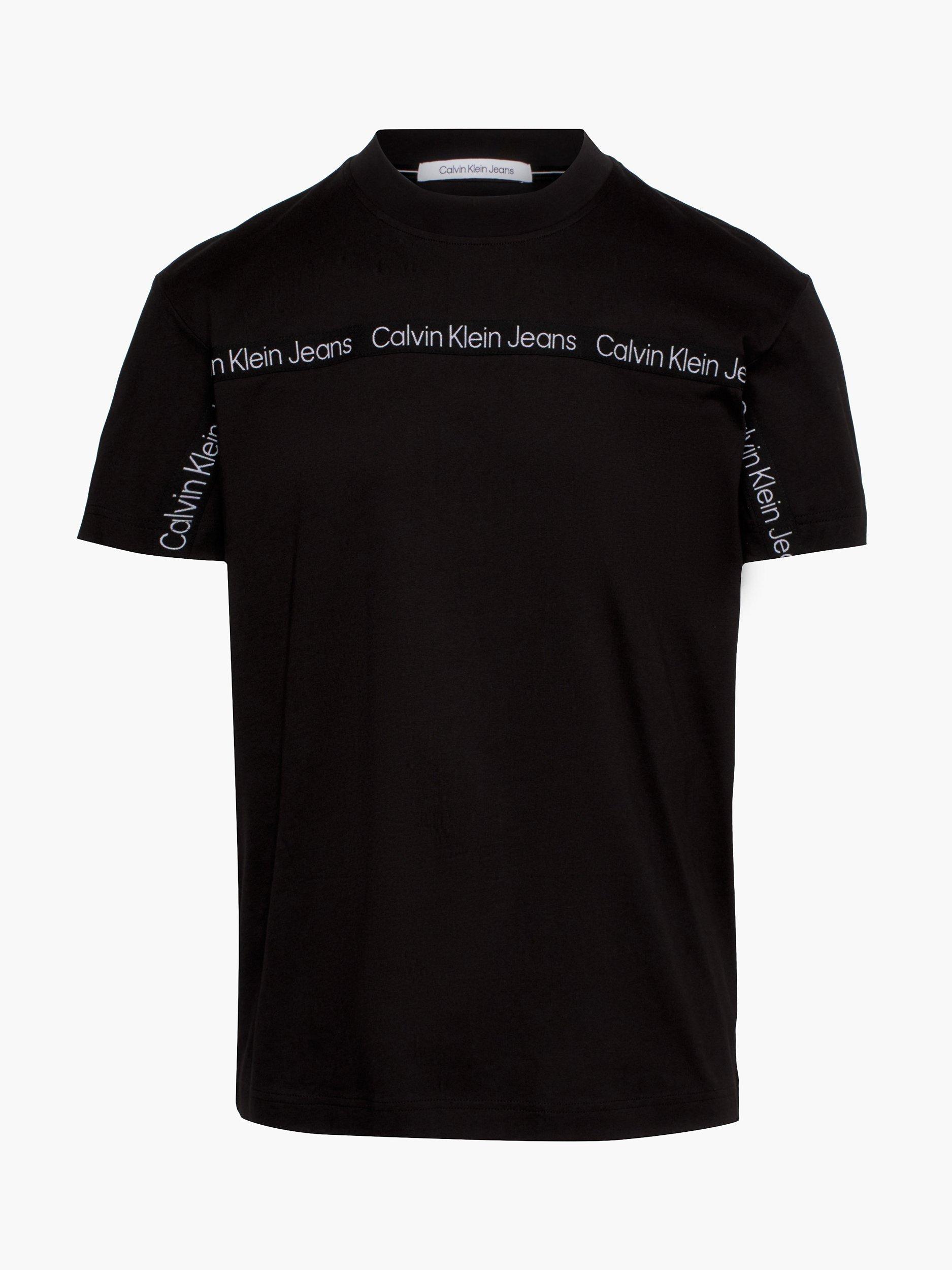 Calvin Klein Logo Tape T-Shirt, Ck Black