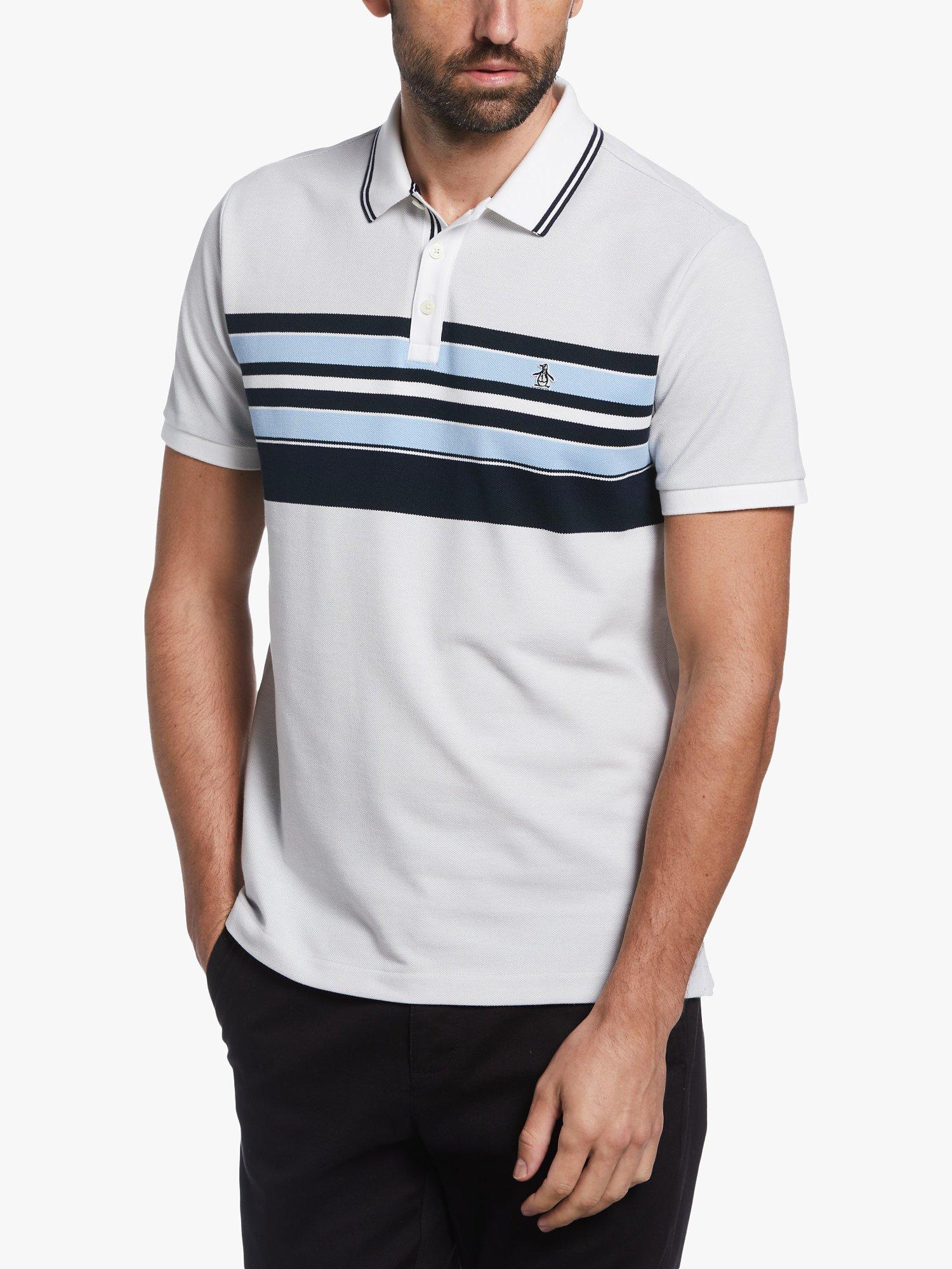 Original Penguin Engineered Stripe Polo Top