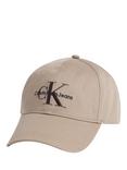 Calvin Klein Jeans Monogram Logo Baseball Cap, Truffle