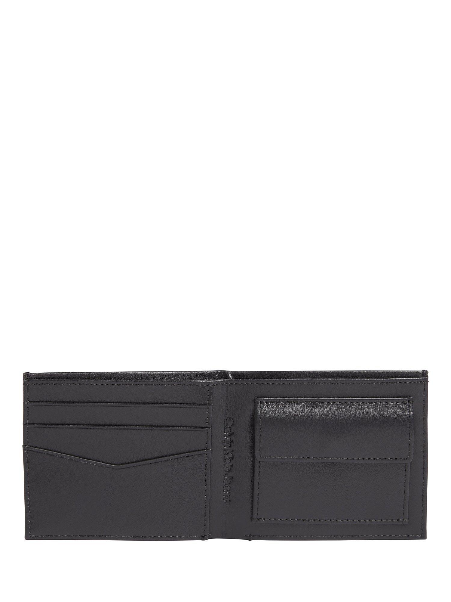 Product image 2 of 2, which shows Calvin Klein Logo Hardware Leather Wallet, Black