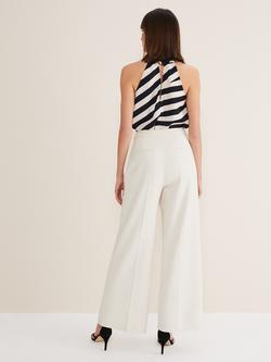 Phase Eight Celyn Wide Leg Trousers - view 2, White