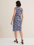 Phase Eight Sasha Cap Sleeve Abstract Print Dress, Multi