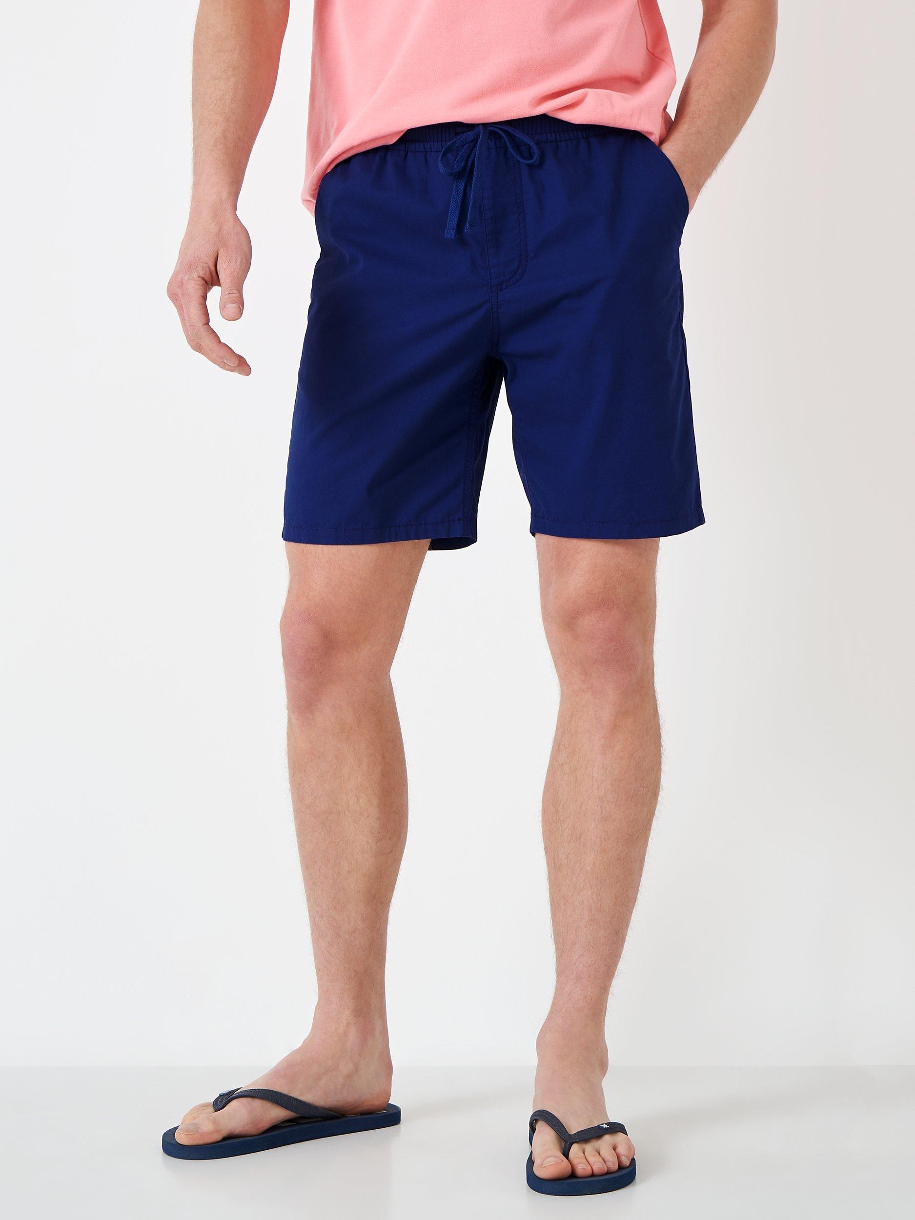 Crew Clothing Deck Shorts, Dark Blue