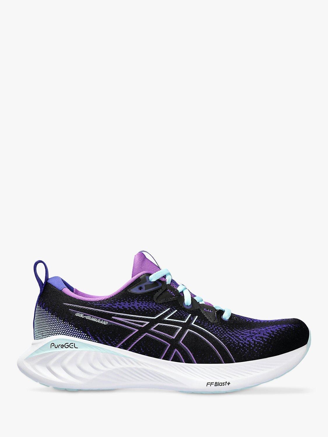 ASICS GEL-CUMULUS 25 Women's Running Shoes, Black/Aquamarine