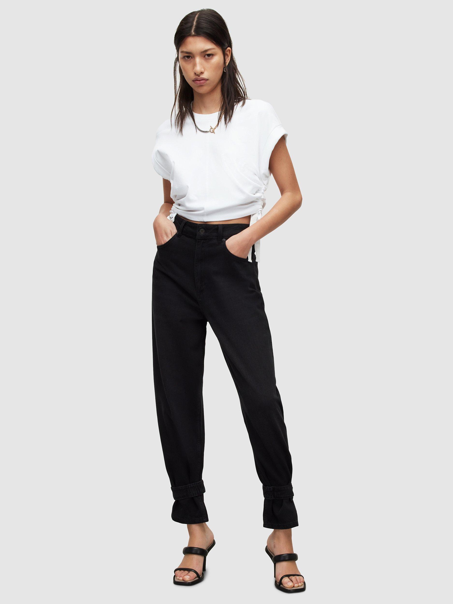Product image 3 of 7, which shows AllSaints Mira T-Shirt, White, XS