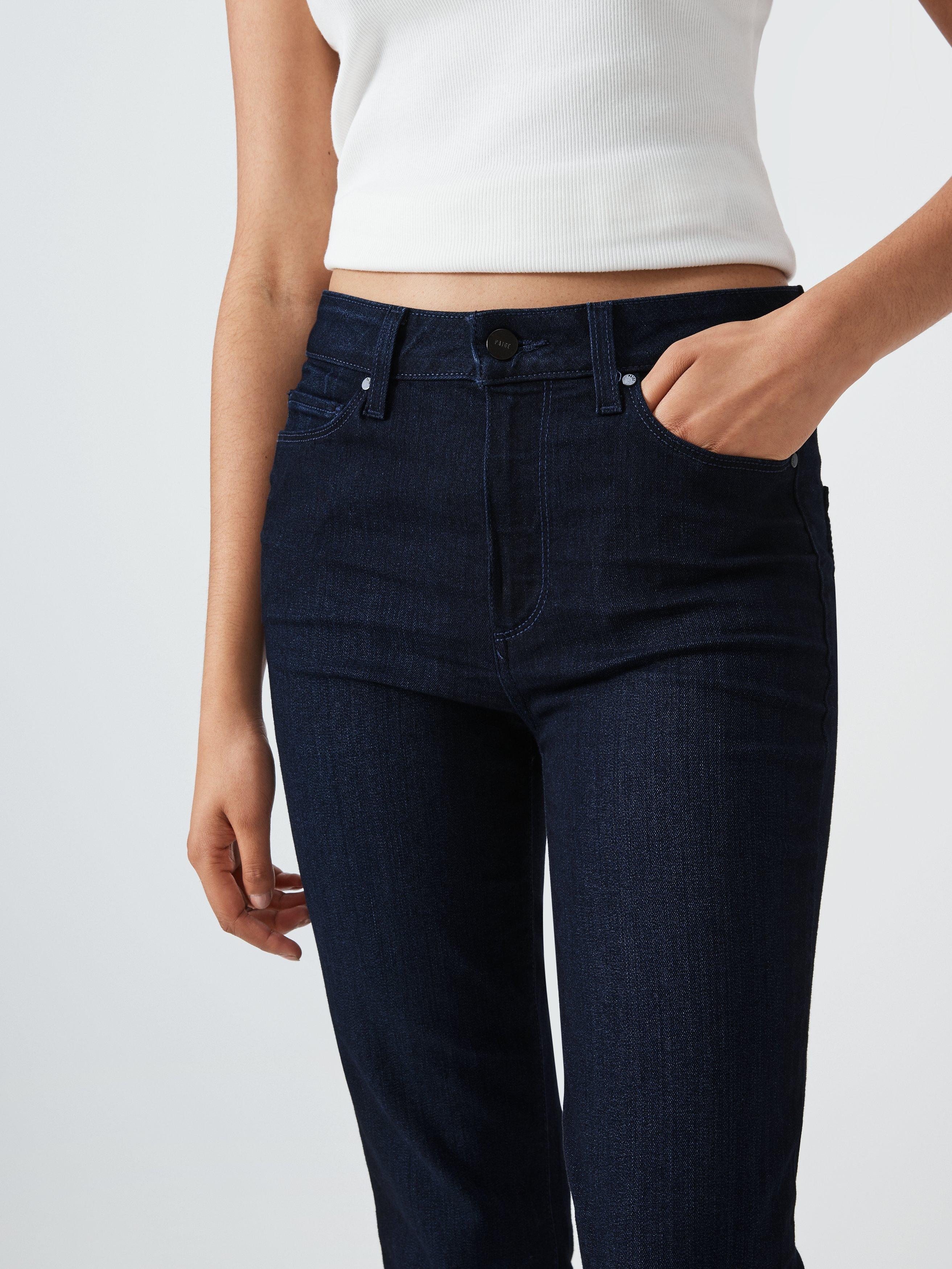 Product image 4 of 6, which shows PAIGE High Rise Manhattan Bootcut Jeans, Lana, 30