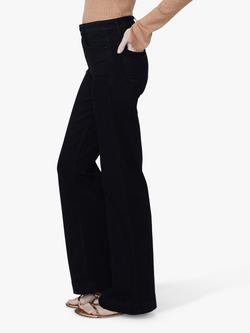 PAIGE Leenah High Rise Wide Leg Jeans, Black Shadow - view 2, Black Shadow