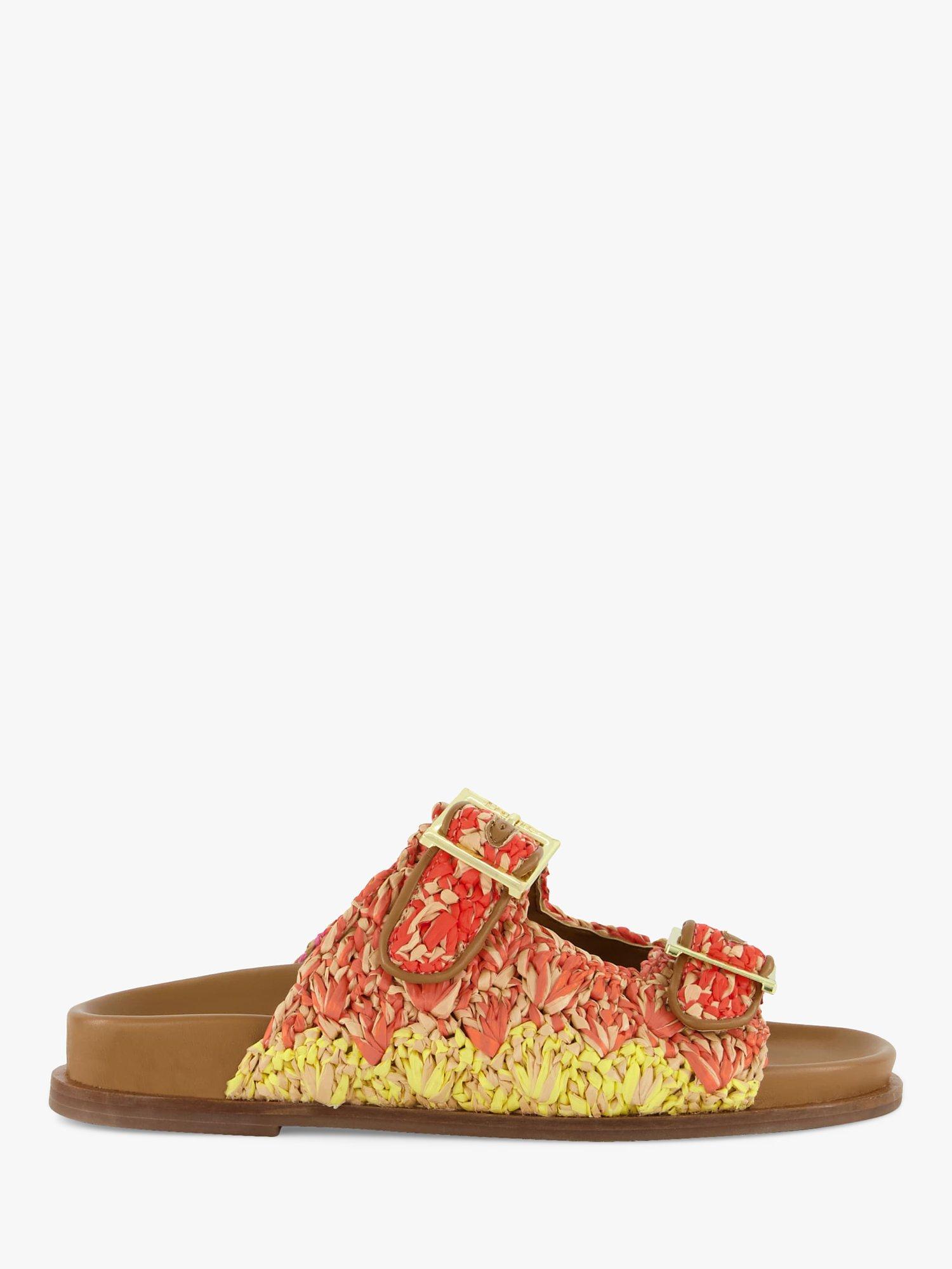 Dune Lolitas Raffia Buckle Sandals