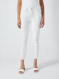 PAIGE Hoxton High Rise Crop Skinny Jeans, Crisp White