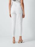 PAIGE Hoxton High Rise Crop Skinny Jeans, Crisp White