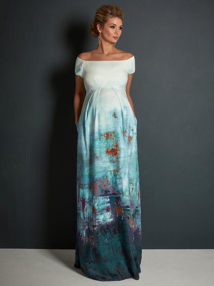 Tiffany Rose Aria Maternity Dress, Aquatic Ombré, Aquatic Ombré