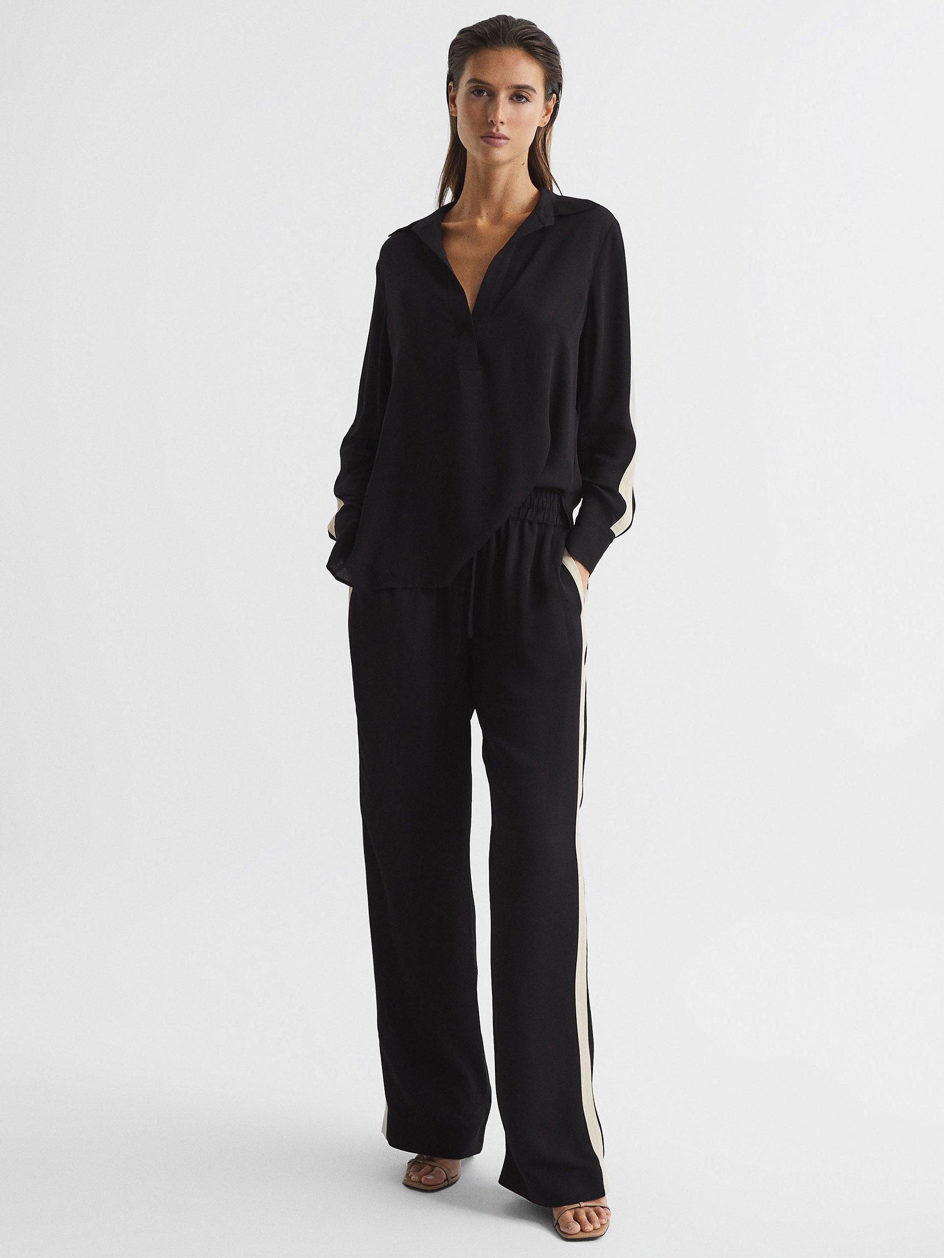Reiss Millie Stripe Detail Shirt