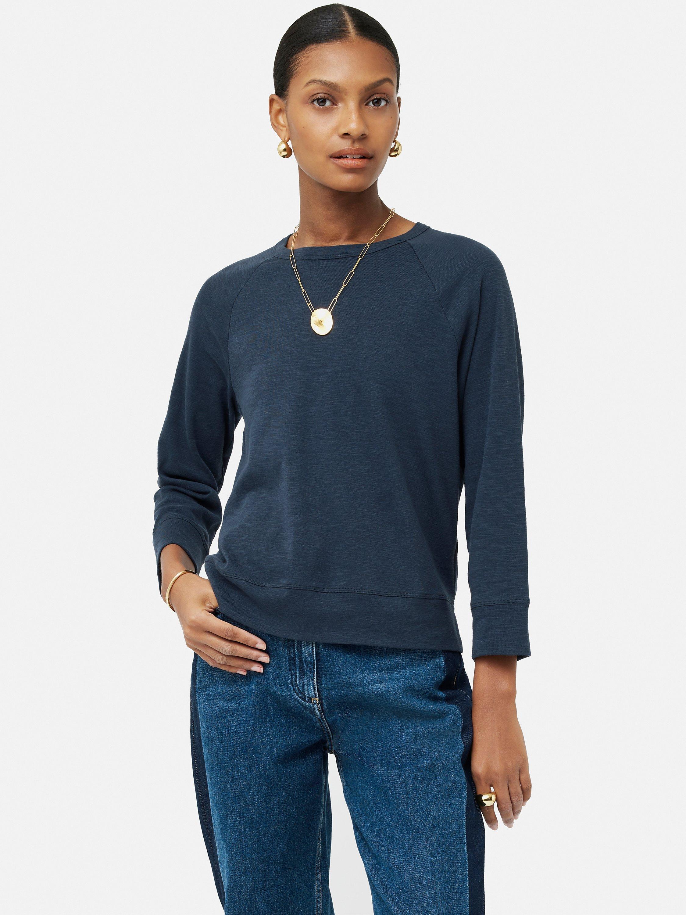 Jigsaw Raglan Sleeve T-Shirt, Slate