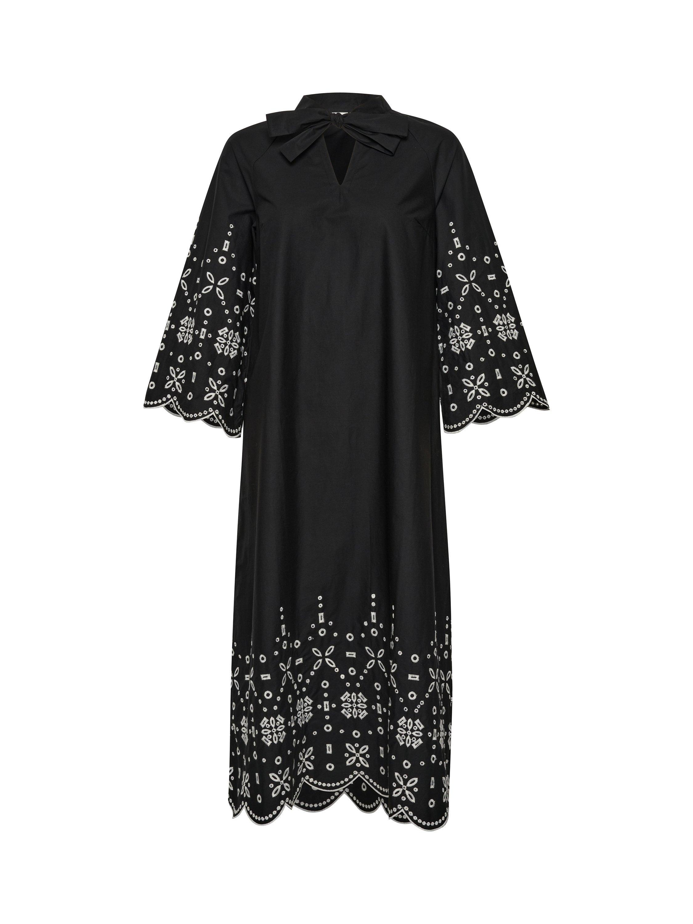 InWear Dorika Cotton Broderie Anglaise Dress, Black, 8