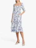 o.p.t Bonnie Midi Dress, Blue