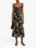 o.p.t Ingrid Floral Dress, Navy