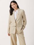 Part Two Nyan Linen Blazer, White Pepper