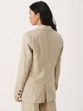 Part Two Nyan Linen Blazer, White Pepper